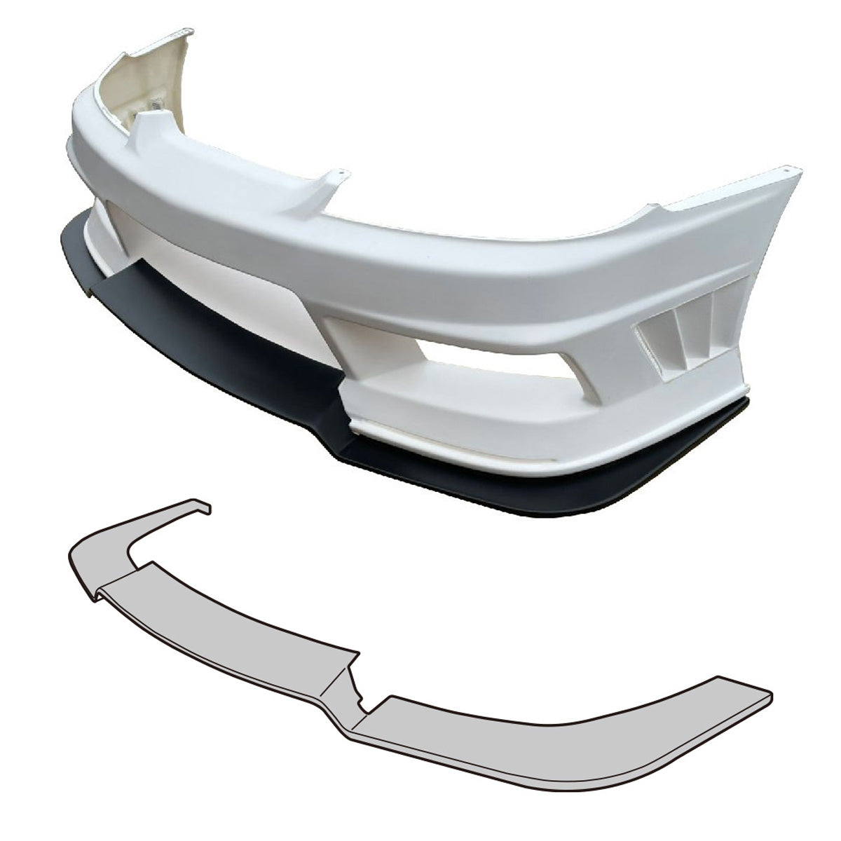 D-Max Nissan Silvia (S15) Racing Spec Front Lip Spoiler Ver. II