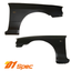 URAS Nissan Skyline R34 (ER34) D1 Spec Rear Wide Fenders (4 Door)