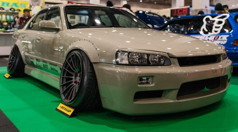 URAS Nissan Skyline R34 (ER34) Type Q Front Bumper