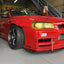 URAS Nissan Skyline R34 (ER34) Type RZ Rear Fenders (+75mm, 4 Door)