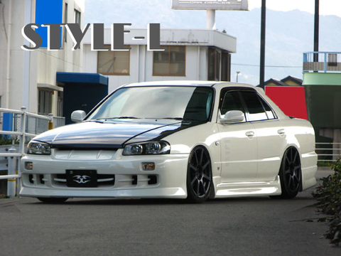 URAS Nissan Skyline R34 (ER34) Style L Rear Half Spoiler (4 Door)