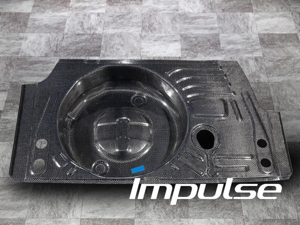 IMPULSE Toyota Corolla Levin / Trueno (AE86) Dry Carbon Rear Floor Panel