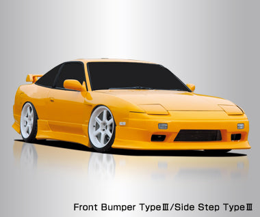 Missile K&M Spirit Nissan 180SX (RPS13) 3-Piece Aero Set (Front Bumper, Side Steps, Rear Bumper)