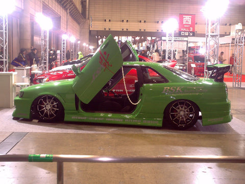 BSK Nissan Skyline R34 (ER34) 3-Piece Aero Set (Front Bumper, Side Steps, Rear Bumper)