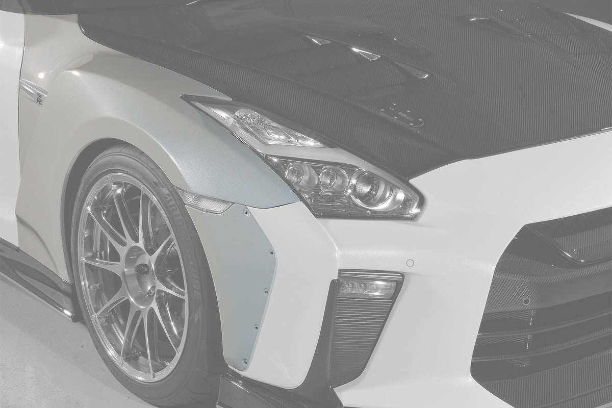Top Secret R35 M17 Front Wide Fenders TYPE 3