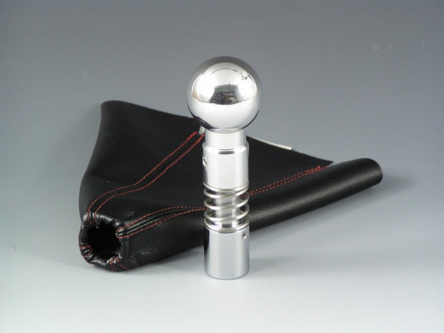 ZOOM ENGINEERING Subaru Legacy (BE / BH) Subaru Legacy BE / BH Automatic Shift Knob with Shift Boot (Black Synthetic Leather Bl)