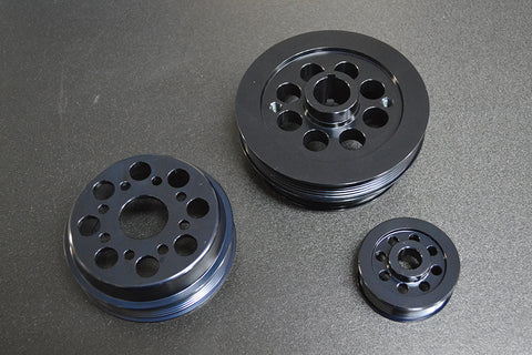 Tec-Art's Toyota Corolla Levin / Trueno (AE86) Factory Diameter Aluminum Pulleys