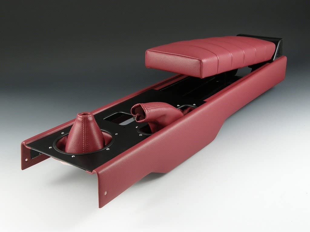 ZOOM ENGINEERING Mazda Roadster (NA6 / NA8) Eunos NA Roadster Manual Trad Style Console (NA Red Leather) (Black LeatherBlack Black N)