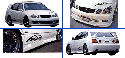 D.speed Toyota Aristo (JZS161) Rear Wing
