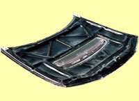 D.speed Nissan Skyline R33 Zenki (ECR33) Aero Shape Bonnet (FRP) 2