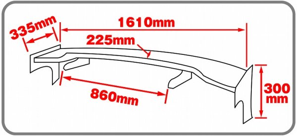 Do-Luck 3DRear Wing T-2