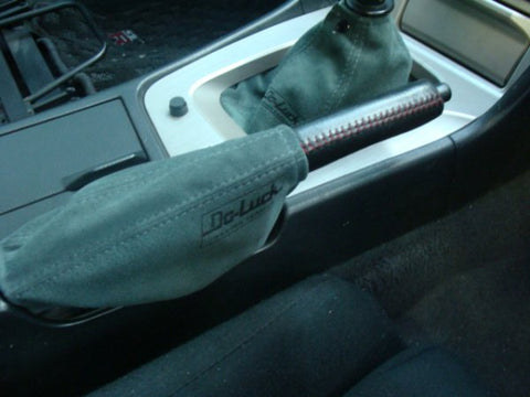 Do-Luck Nissan Skyline GT-R (BNR34) Shift & Side Boot Set, Leather (Gray