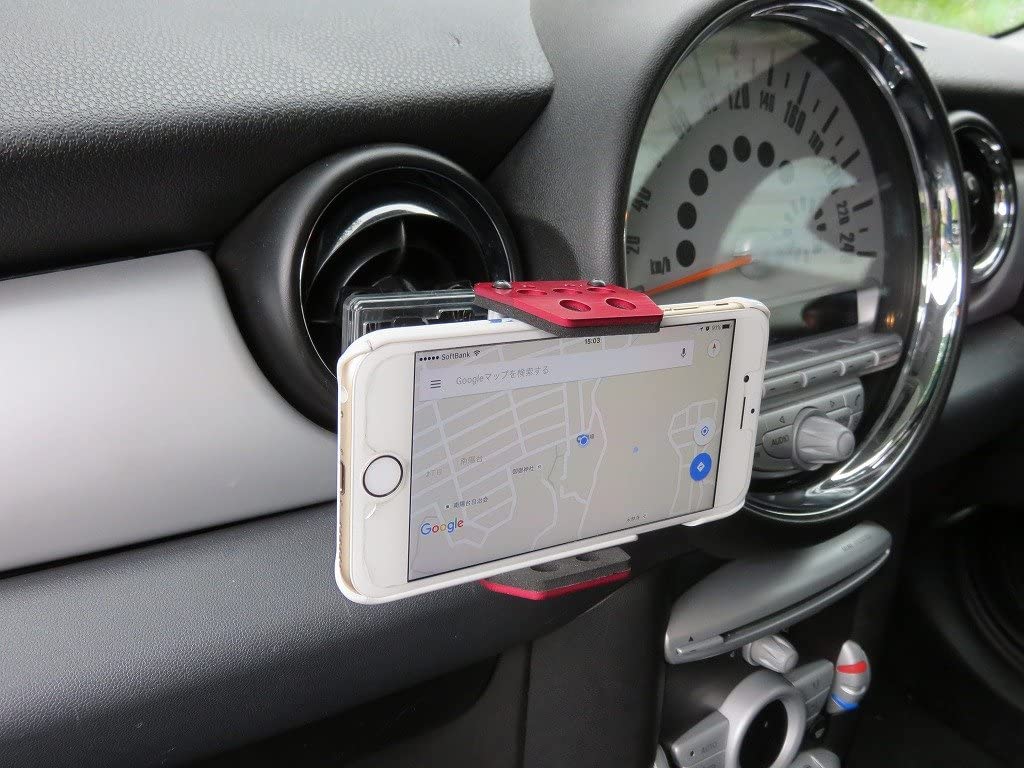 ZOOM ENGINEERING Universal Aluminum Phone Holder H510 (Vent Mount, Ball Joint)