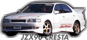 D.speed Toyota Cresta (JZX100) Front Half Spoiler (Zenki)