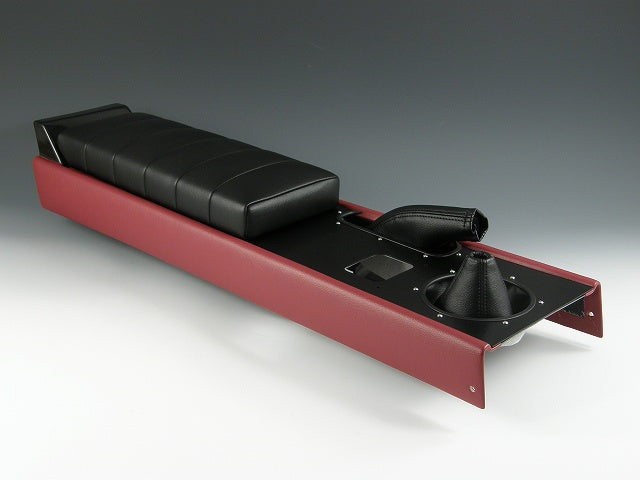 ZOOM ENGINEERING Mazda Roadster (NA6 / NA8) Eunos NA Roadster Manual Trad Style Console (NA Red Leather) (Black Black Black None)