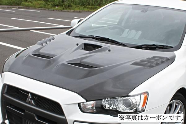 Garage Vary Mitsubishi Lancer Evolution X (CZ4A) Bonnet (FRP)