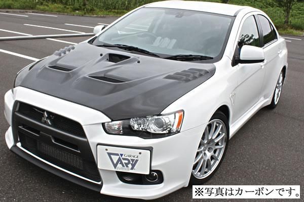 Garage Vary Mitsubishi Lancer Evolution X (CZ4A) Bonnet (FRP)