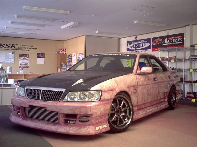 BSK Nissan Laurel (C35) 3-Piece Aero Set (Front Bumper, Side Steps, Rear Bumper)