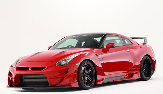 Abflug Nissan GT-R (R35) Rear Over Fender Kit ver.02