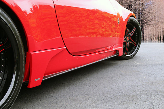 Abflug Fairlady Z33 Side Skirts (Spiral 350Z)