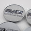 Blitz Technospeed Z1 Reproduction Center Caps *Silver/Black Chrome*
