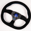345mm SARD D-Shape Suede Steering Wheel