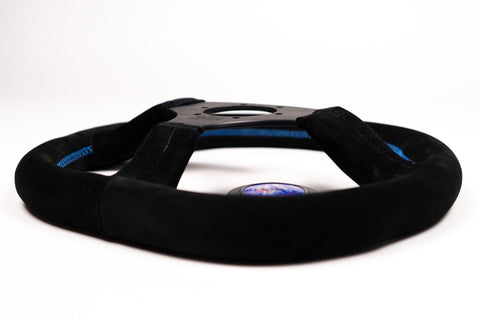 345mm SARD D-Shape Suede Steering Wheel