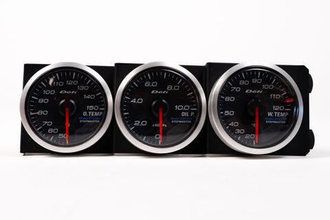 Defi Stepmaster 52mm / 3-Piece Gauge Set
