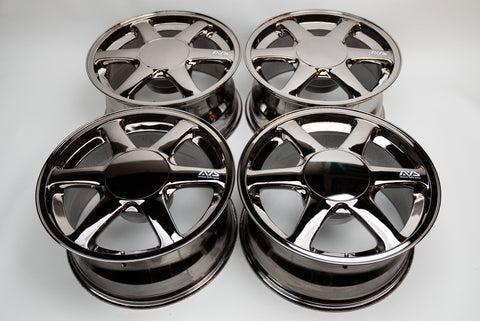 Yokohama AVS VS6 18" 9J +18 (5x114.3) *Triple Black Chrome*