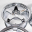 URAS NS-01 17" 9.5J +15 (5x114.3) *Triple Chrome Plated*