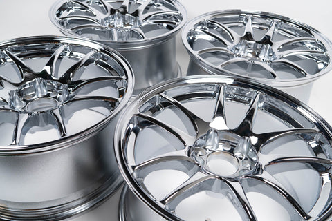 WORK CR Kai 17" 9J +17, 9J +28  (5x114.3) *Triple Chrome Plated*