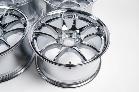 WORK CR Kai 17" 9J +17, 9J +28  (5x114.3) *Triple Chrome Plated*