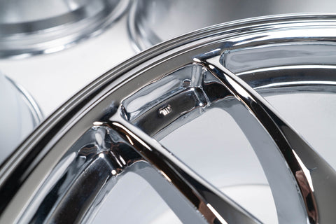 WORK CR Kai 17" 9J +17, 9J +28  (5x114.3) *Triple Chrome Plated*