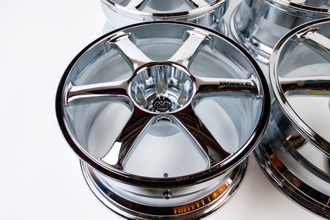 Yokohama AVS Model 6 18" 9J +20 (5x114.3) *Triple Chrome Plated*