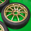 Yokohama Advan RCIII Super Tarmac 17" 7J +45 (4x100) *Bridgestone Potenza RE-71RS Tires Included*