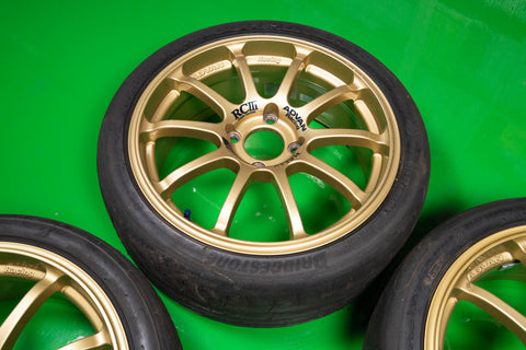 Yokohama Advan RCIII Super Tarmac 17" 7J +45 (4x100) *Bridgestone Potenza RE-71RS Tires Included*