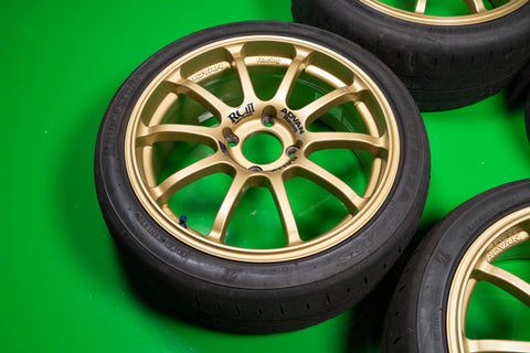 Yokohama Advan RCIII Super Tarmac 17" 7J +45 (4x100) *Bridgestone Potenza RE-71RS Tires Included*