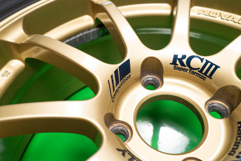 Yokohama Advan RCIII Super Tarmac 17" 7J +45 (4x100) *Bridgestone Potenza RE-71RS Tires Included*