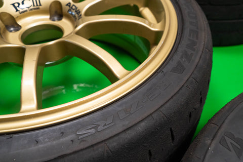 Yokohama Advan RCIII Super Tarmac 17" 7J +45 (4x100) *Bridgestone Potenza RE-71RS Tires Included*