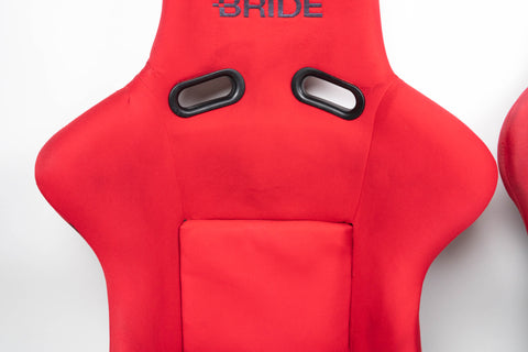 Bride Zeta 2 and Zeta 2 Type-L Red Bucket Seat Pair