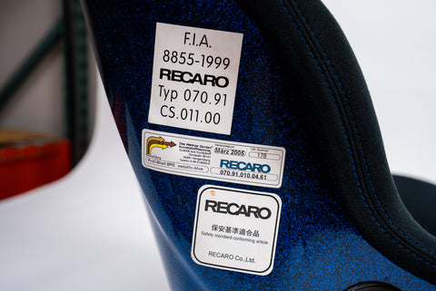 Recaro SPG3 Ice Rock Bucket Seat Pair