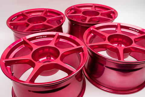 Buddy Club P1 17" 9J +17 (5x114.3) *Candy Pink*