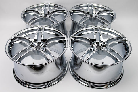 Yokohama AVS Model 5 18" 10J +19 (5x114.3) *Triple Chrome Plated*