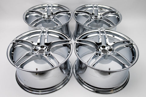 Yokohama AVS Model 5 18" 10J +19 (5x114.3) *Triple Chrome Plated*