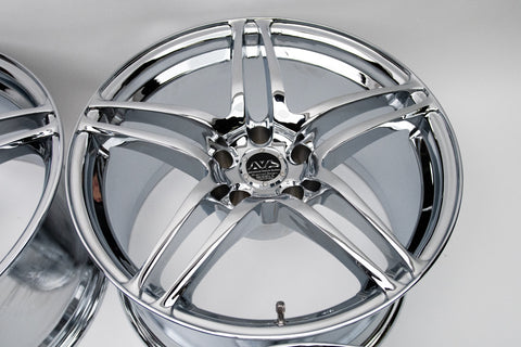 Yokohama AVS Model 5 18" 10J +19 (5x114.3) *Triple Chrome Plated*