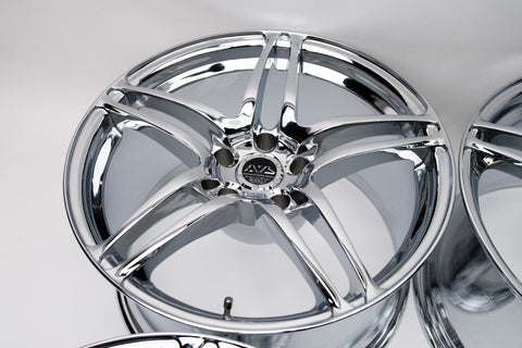 Yokohama AVS Model 5 18" 10J +19 (5x114.3) *Triple Chrome Plated*