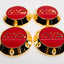 Yokohama AVS Model 6 Reproduction Center Caps *24k Gold Plated*