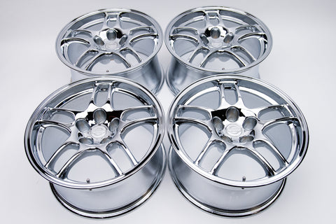 Nissan Skyline R33 GTR 17" 9J +30 (5x114.3) *Triple Chrome Plated*