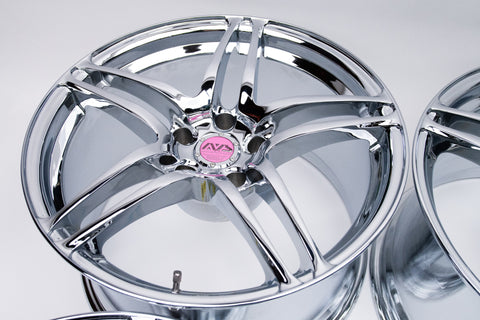 Yokohama AVS Model 5 18" 10J +19, 9J +20 (5x114.3) *Triple Chrome Plated*