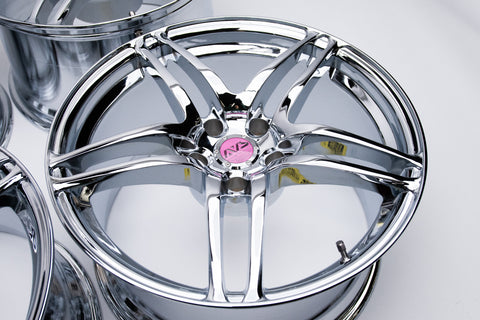 Yokohama AVS Model 5 18" 10J +19, 9J +20 (5x114.3) *Triple Chrome Plated*